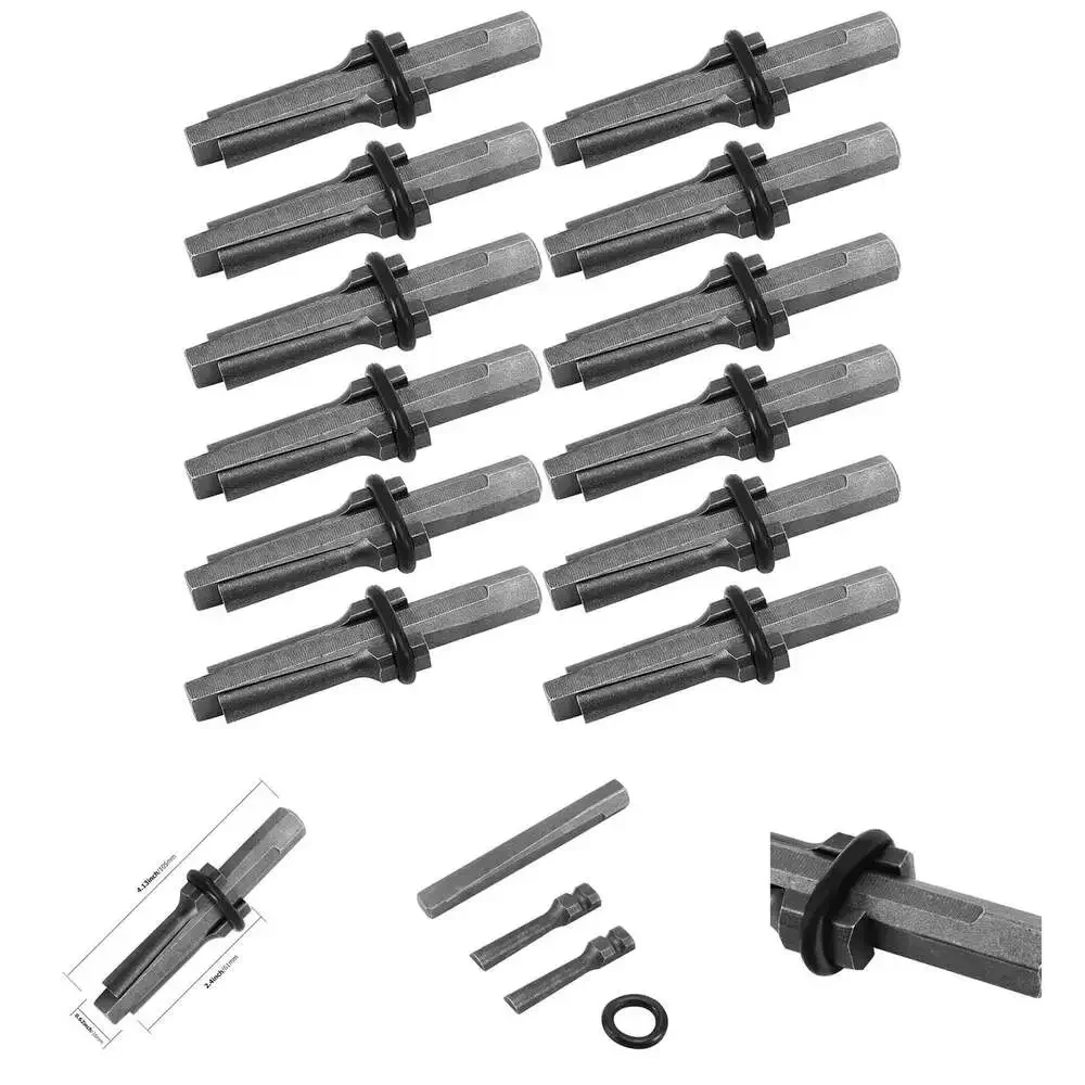 10 Pieces Wedges and Feather Shims 5/8 Inch Steel Heavy Duty Stone Splitter